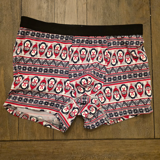 Stein Mart Christmas Holiday Penguins Underwear Boxer Brief Medium