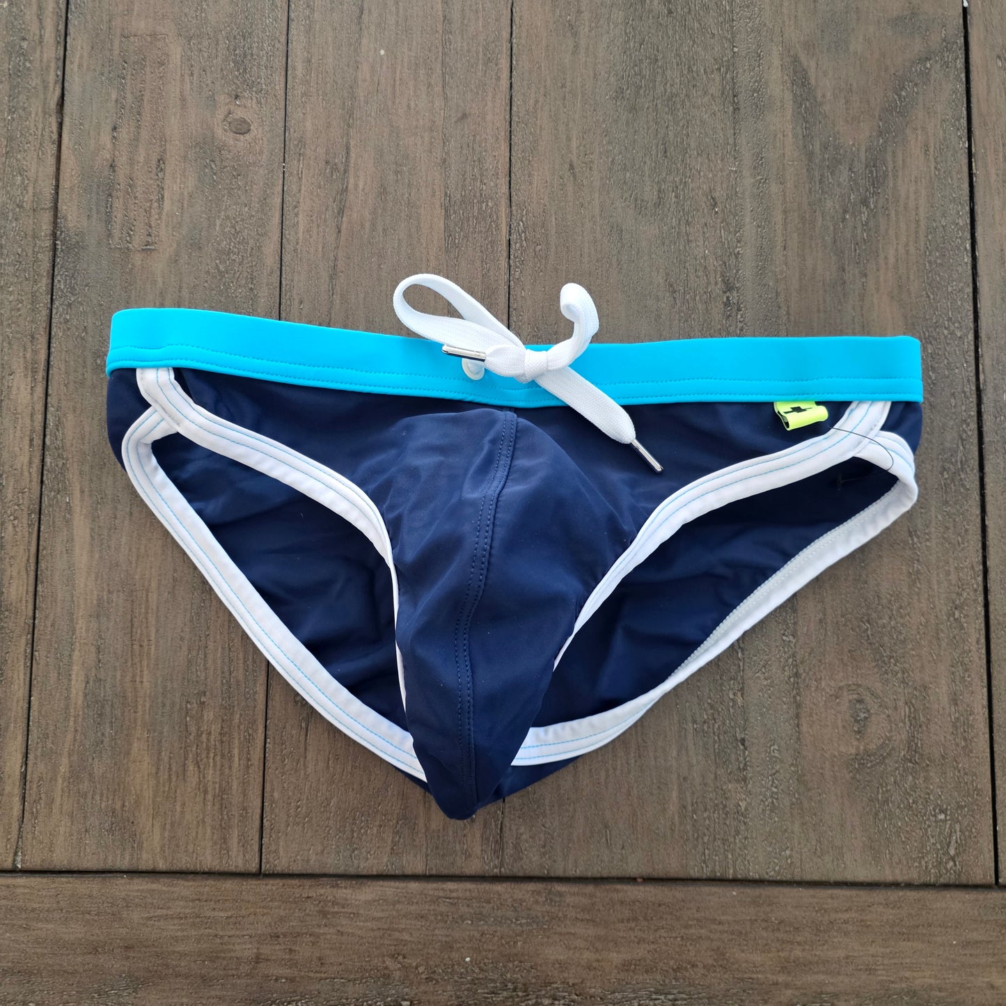 Andrew Christian 2016 Vintage 7420 Swim Bikini Brief Blue Medium