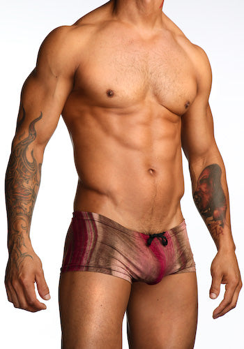 N2N Bodywear 2009 Vintage Catalina Trunk Swimsuit Burgundy Red Medium