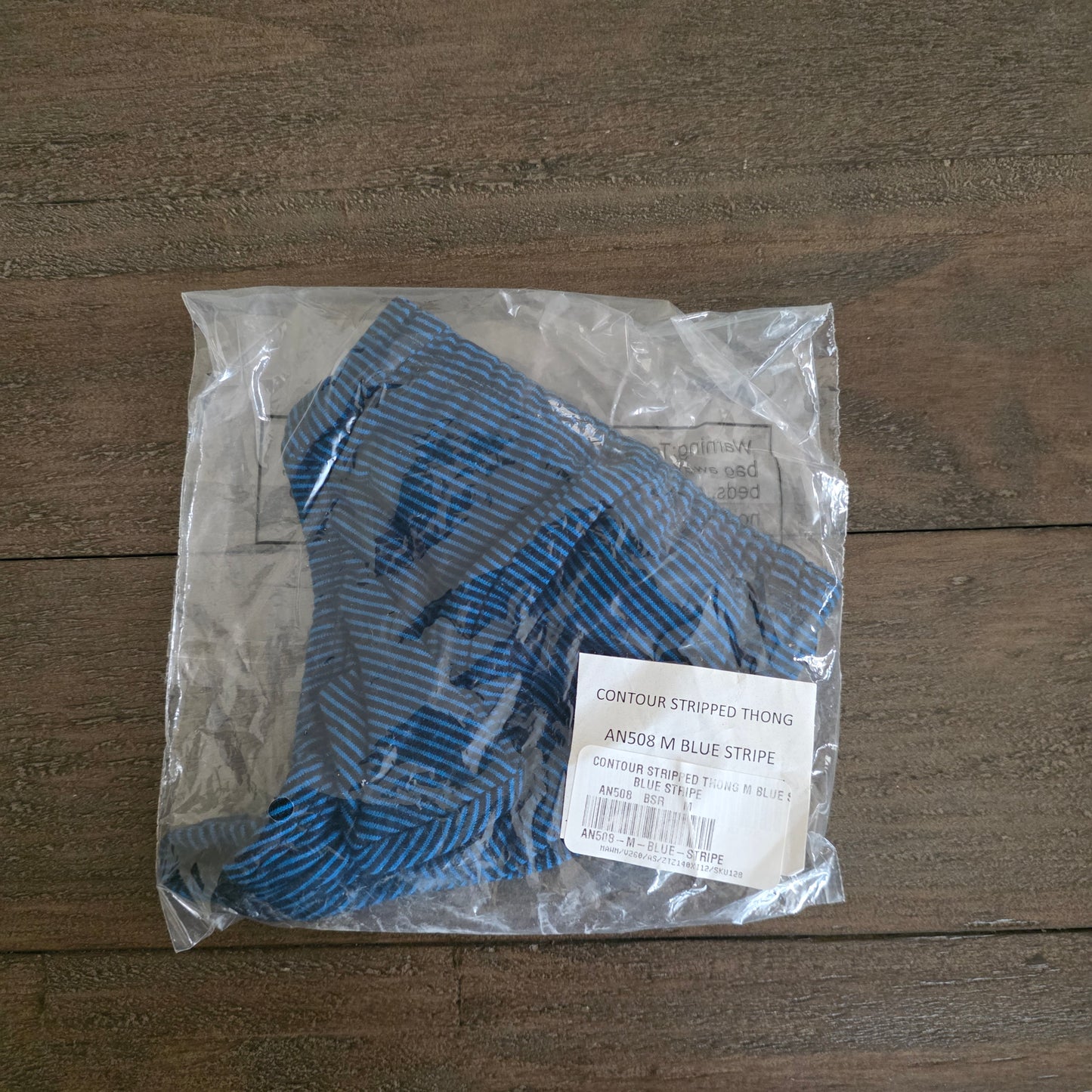 Undergear Contour Stripped Thong AN508