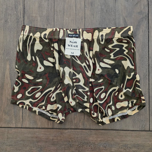 NDS Wear Mesh Camouflage Boxer Brief Medium