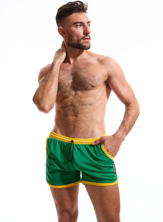 N2N Bodywear GB41 Golden Boy Shorts Kelly Green Medium