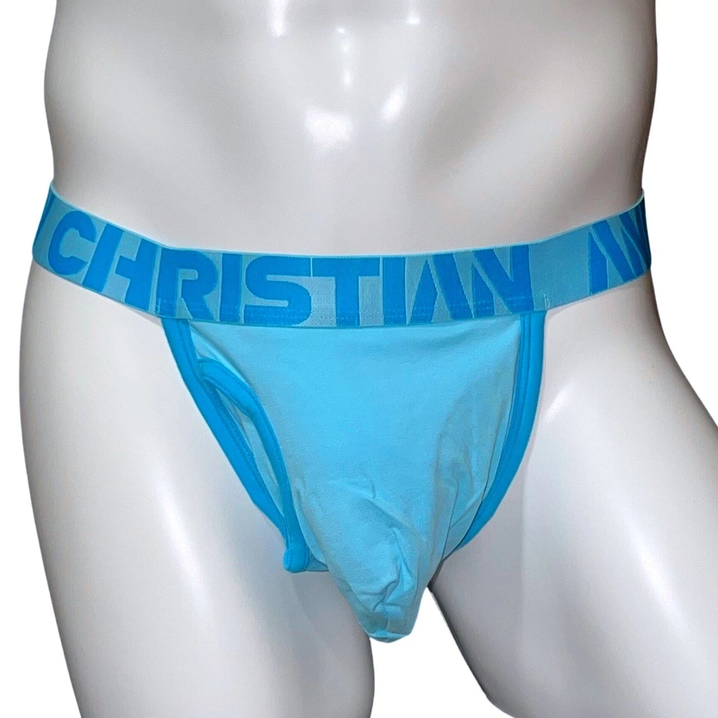 Andrew Christian 93243 Fly Y-Back Thong Blue Large