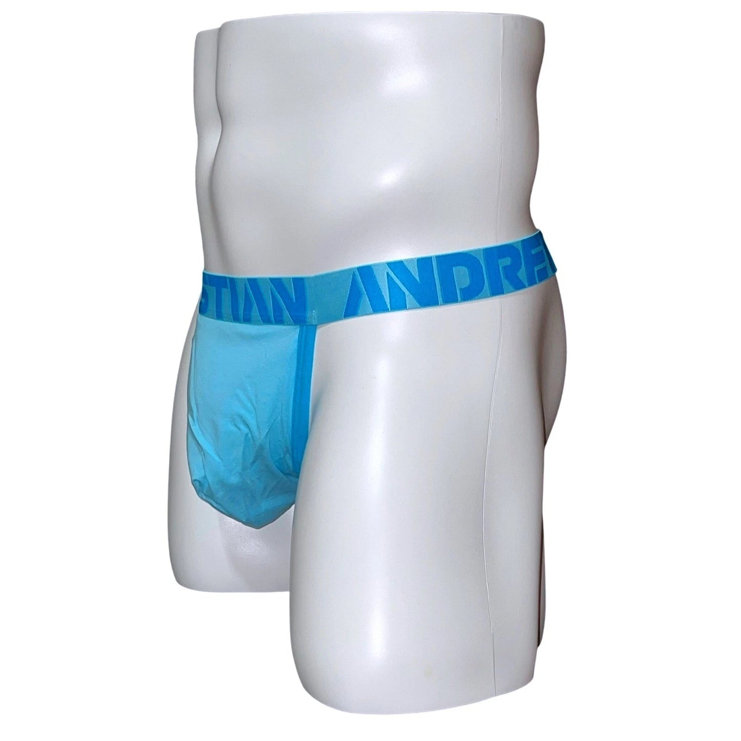 Andrew Christian 93243 Fly Y-Back Thong Blue Large